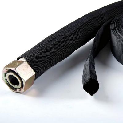 Manga de proteção para mangueira hidráulica de poliéster à prova de explosão de 0,8 mm