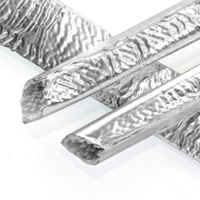 Calor reflexivo folha de alumínio revestido com manga fibra de vidro