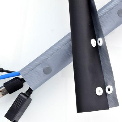  Reversível Envoltório do cabo do botão do PVC Sleeving 