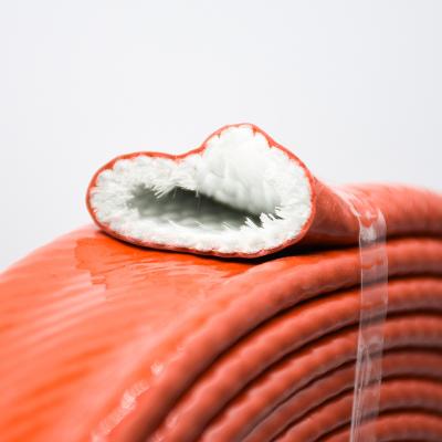 Manga de fogo com proteção térmica de fibra de vidro revestida de silicone