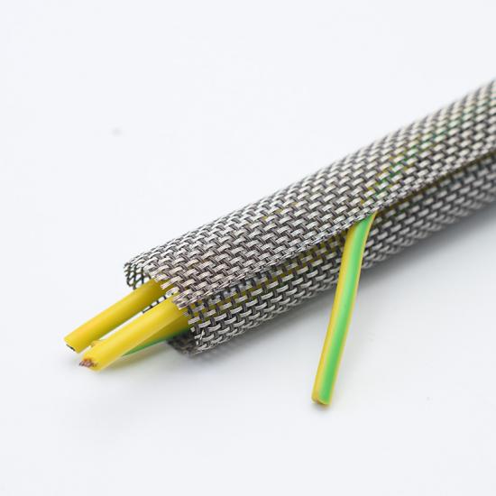 Anti-chew braided cable sleeve