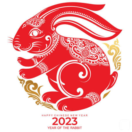 Aviso de feriado do ano novo chinês de 2023