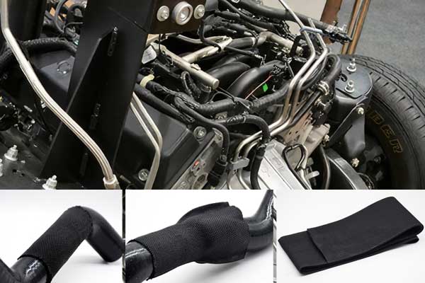 Tubo termoencolhível resistente à abrasão – Proteção especializada para mangueiras automotivas