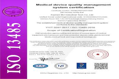 Minjun passou na certificação do sistema de gerenciamento de qualidade de dispositivos médicos ISO13485