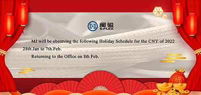 Aviso de feriado do Ano Novo Chinês de 2022